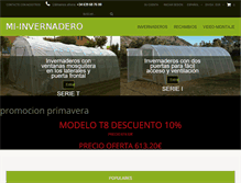 Tablet Screenshot of mi-invernadero.com